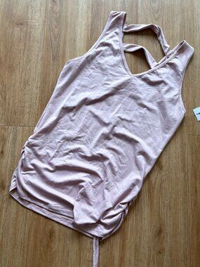 M Fasis Sleeveless Ladder Back Strap Tank Top Mauve Pink Women’s Size M